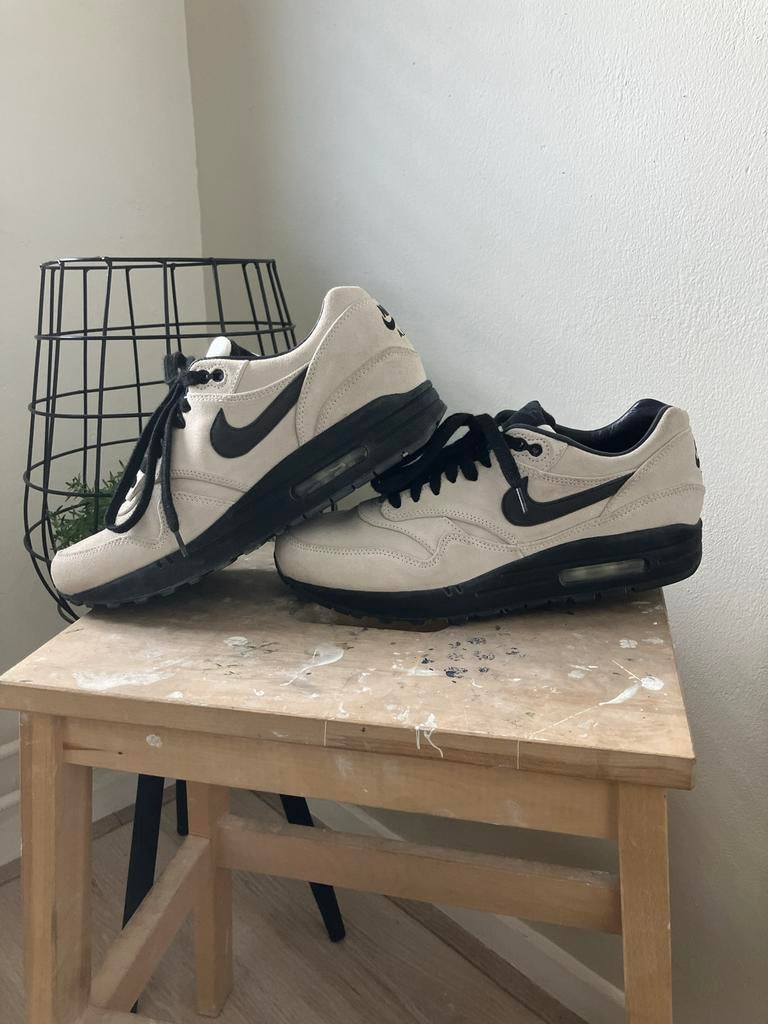 Nike Air Max 1 Premium Summit White, Ophalen of Verzenden, Zo goed als nieuw, Wit, Sneakers of Gympen