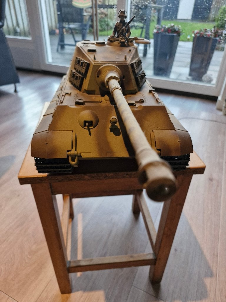 Tamiya King Tiger Rc, Hobby en Vrije tijd, Ophalen, Gebruikt