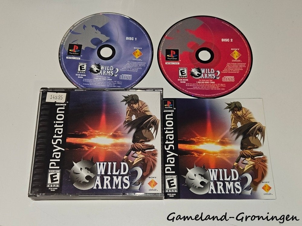 Wild Arms 2 (PS1) NTSC, Gebruikt, -, -, 1 speler