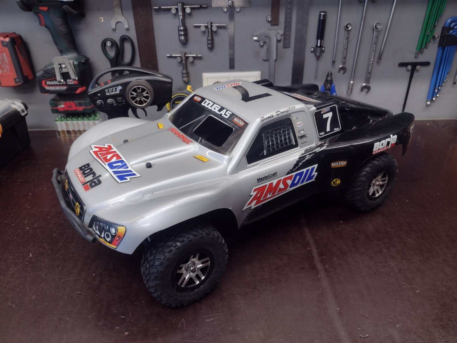 Traxxas slayer roller, Hobby en Vrije tijd, Gebruikt, Auto offroad, Ophalen of Verzenden, Nitro