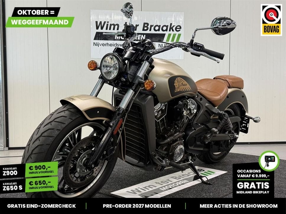 Indian Scout Icon (bj 2020) 8,977 km, 2 cilinders, Onbekend, Meer dan 35 kW, Onbekend