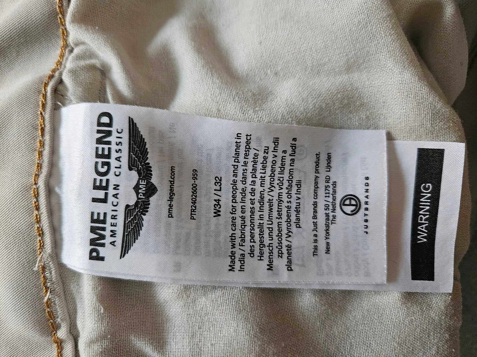 PME Legend Cargo Broek - Zo goed als nieuw, Kleding | Heren, Maat 52/54 (L), Beige, Ophalen of Verzenden, Zo goed als nieuw