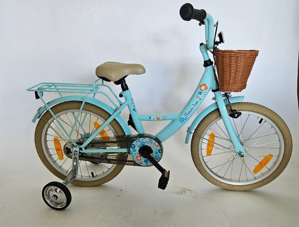 Kinder Meisjes Fiets 18 Inch, Ophalen, Zo goed als nieuw, 18 inch, Handrem