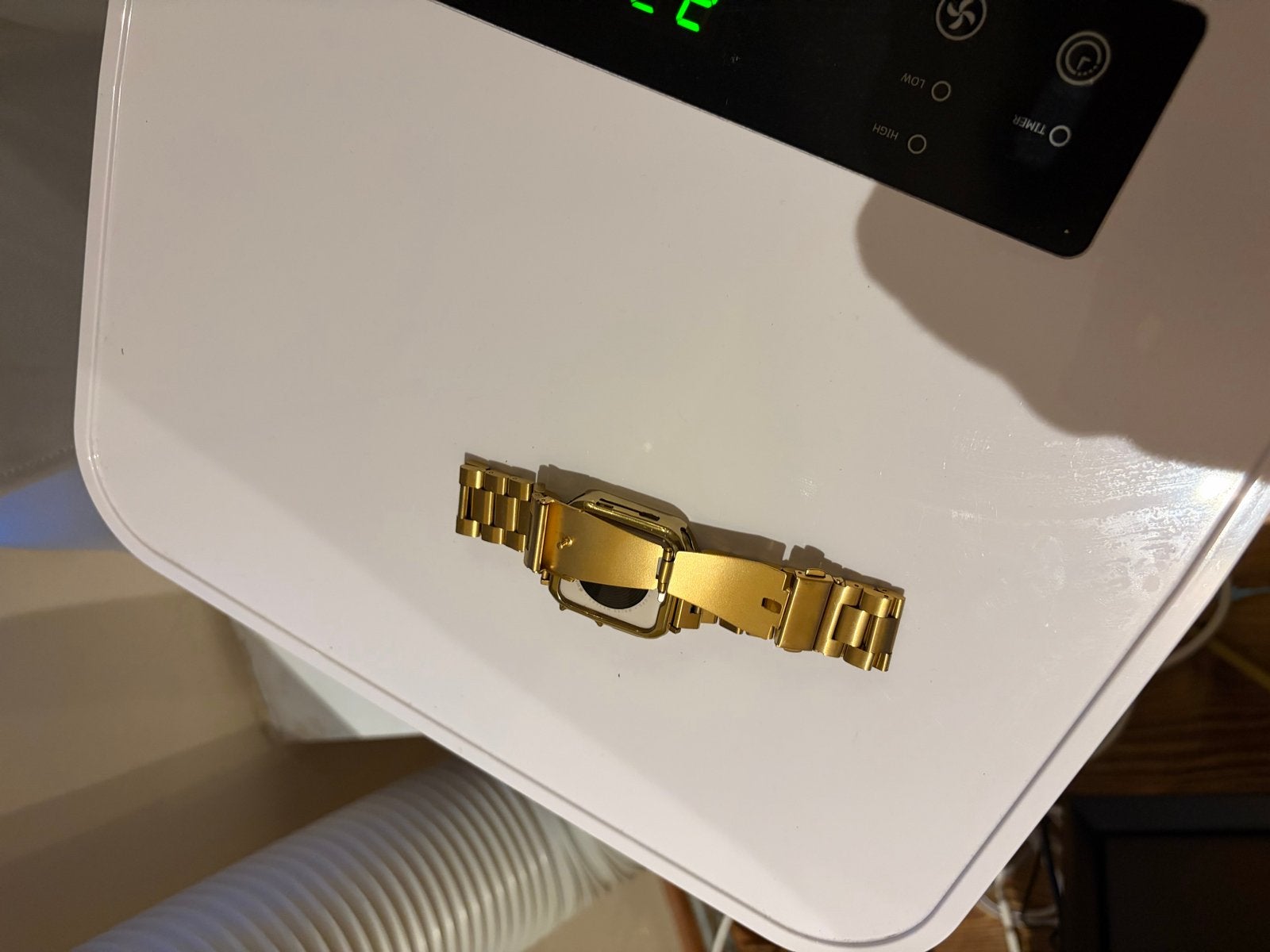 Apple Watch, Sieraden, Tassen en Uiterlijk, Horloges | Heren, Gebruikt, Staal, Polshorloge, Ophalen