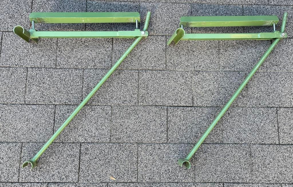 Steiger beugels op ladder, Doe-het-zelf en Verbouw, Steigers, Ophalen, Gebruikt, Overige typen, 2 tot 5 meter
