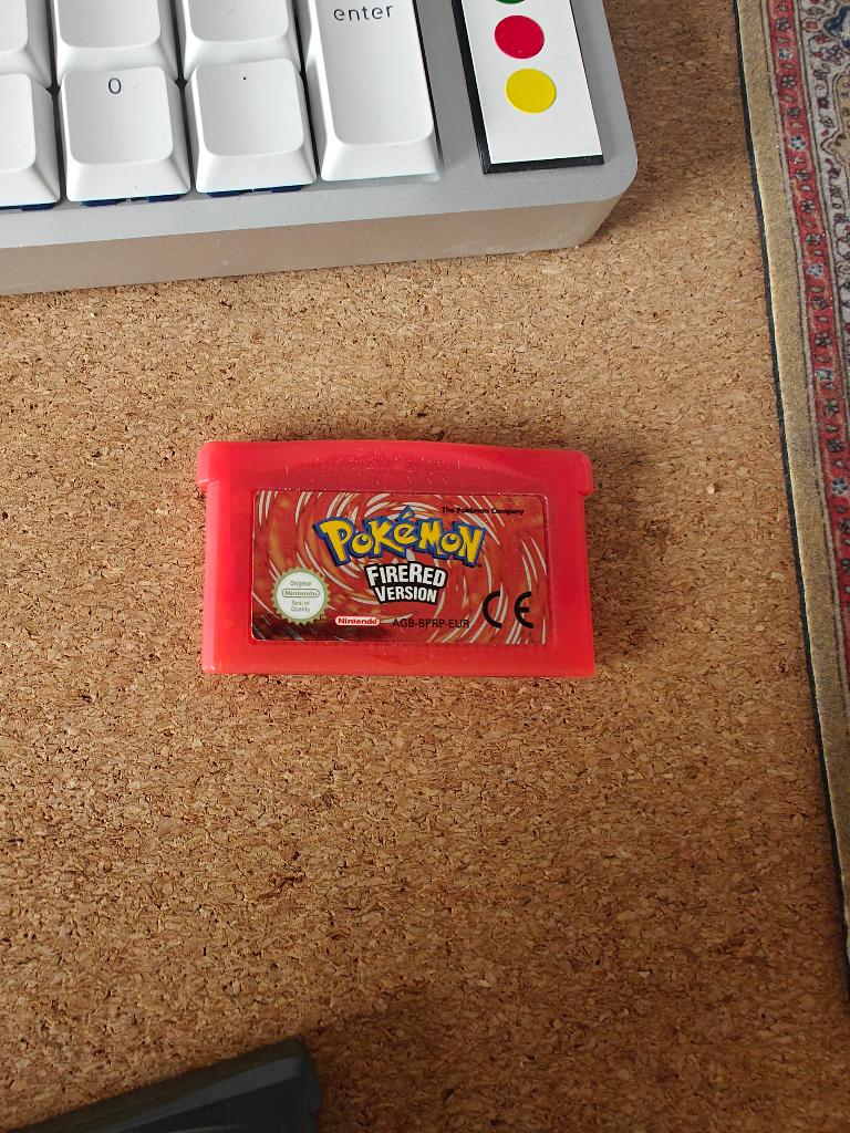 Pokémon FireRed Version ORIGINEEL, 1 speler, Ophalen of Verzenden, Zo goed als nieuw, Role Playing Game (Rpg)