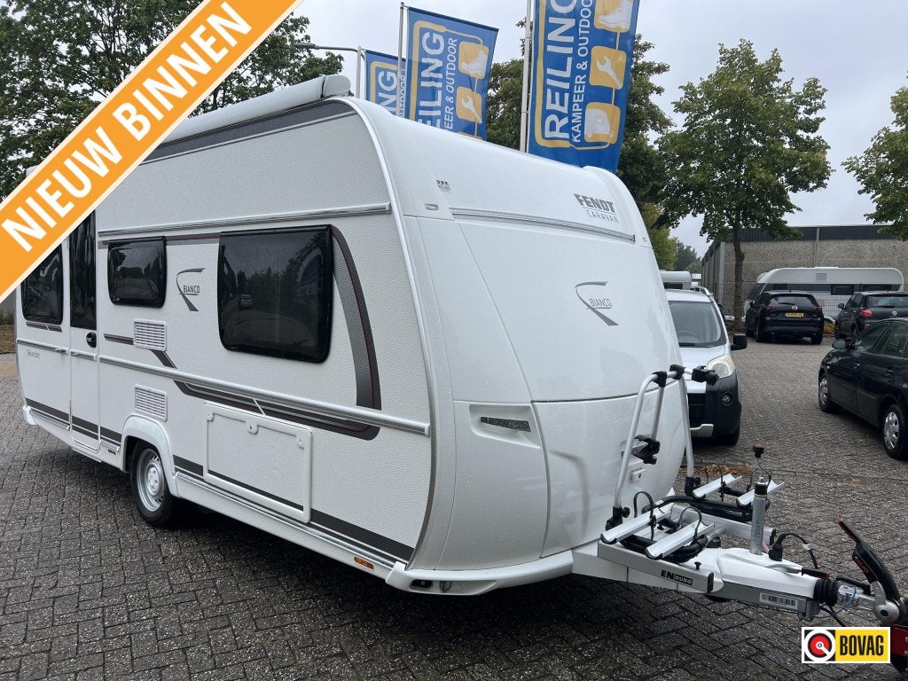 Fendt Bianco 465 TG Mover, Luifel, Hordeur, Caravans en Kamperen, Caravans, Standaardzit, Bedrijf, Schokbreker, Overige typen