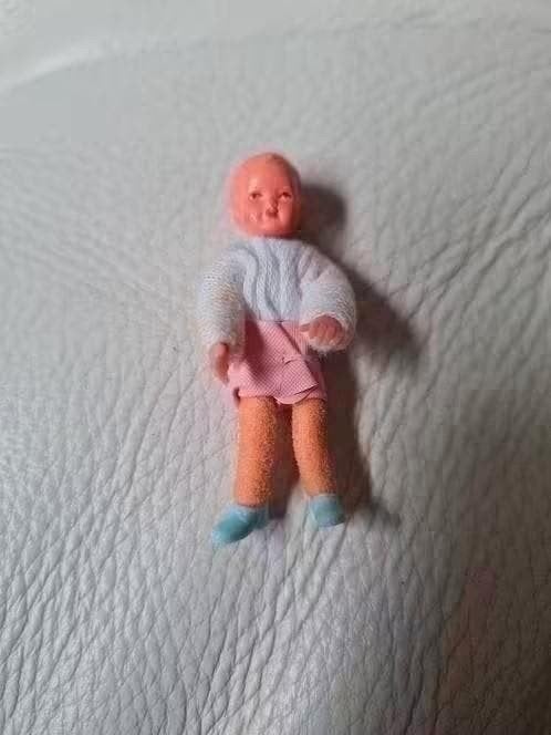 Caco popje 5 cm - Vintage miniatuurpopje, Ophalen of Verzenden