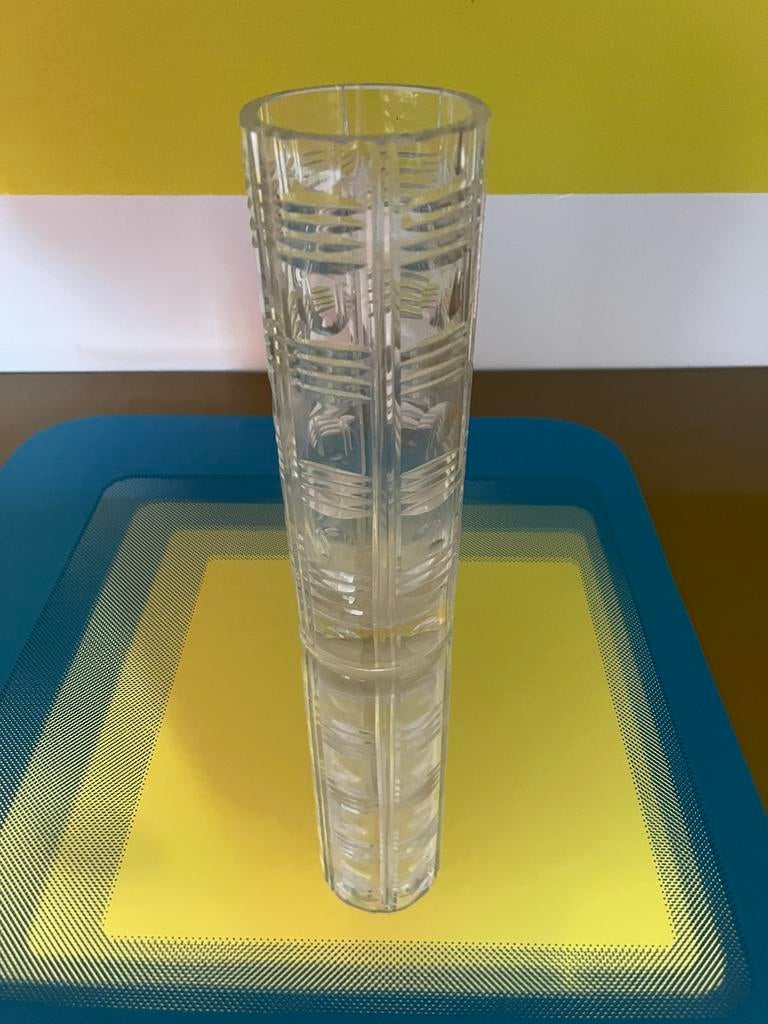 GEOMETRISCH GESLEPEN KRISTAL., Ophalen of Verzenden
