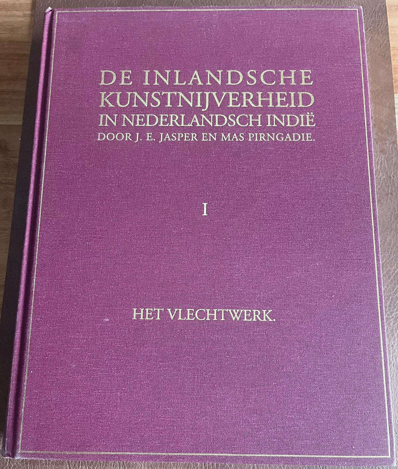 Het Vlechtwerk , Deel 1 van: De inlandsche kunstnijverheid, Gelezen, Ophalen of Verzenden, Los deel, Overige onderwerpen