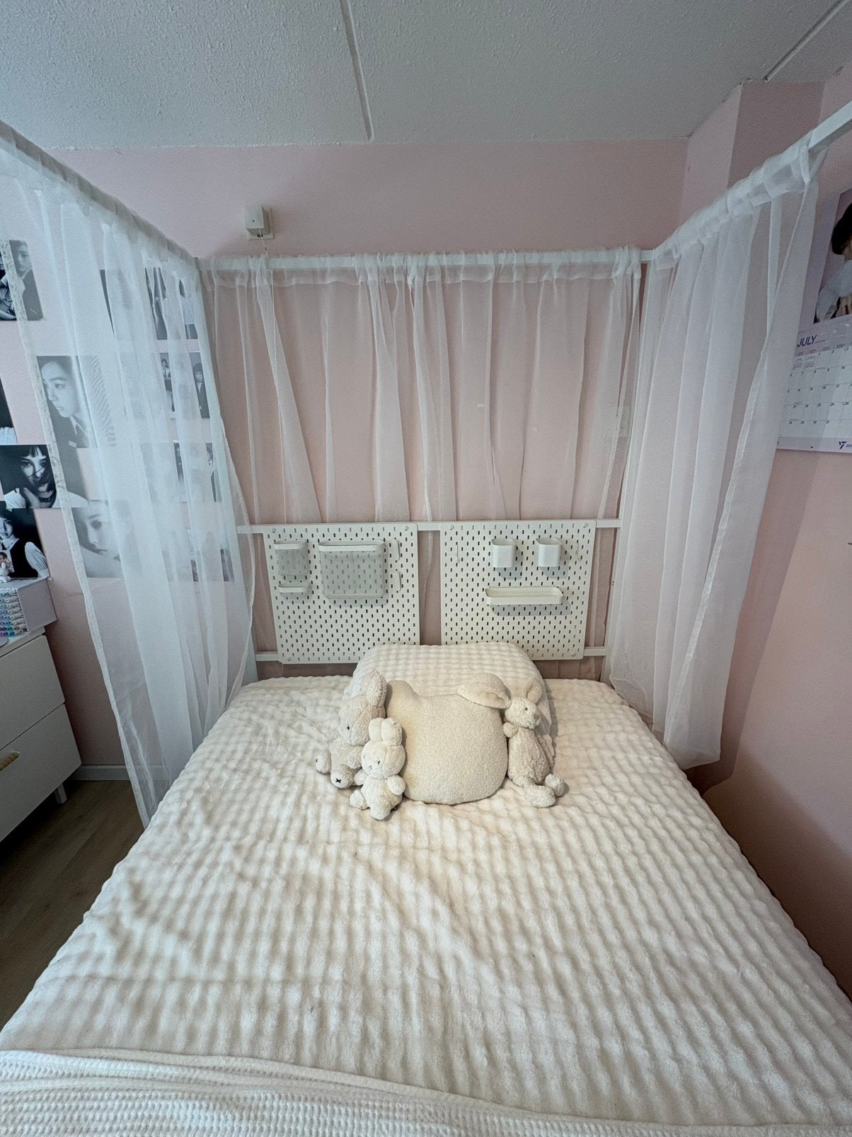 Vitarna Ikea hemel bed, Ophalen, Eenpersoons, Wit, Zo goed als nieuw