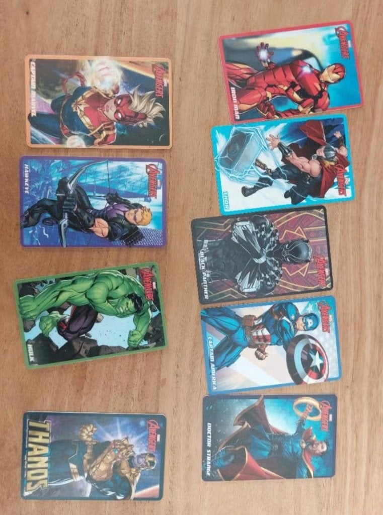 Marvel avengers cards complete set, Ophalen of Verzenden