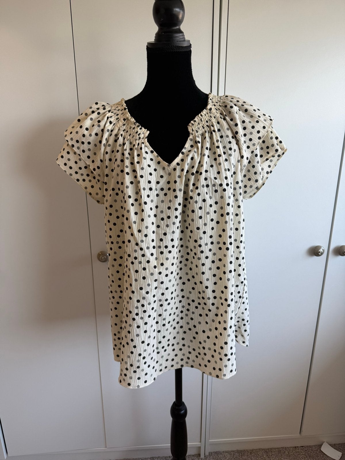 Co'couture blouse met stippen, maat L, Meerkleurig, Maat 42/44 (L), Ophalen of Verzenden, Zo goed als nieuw