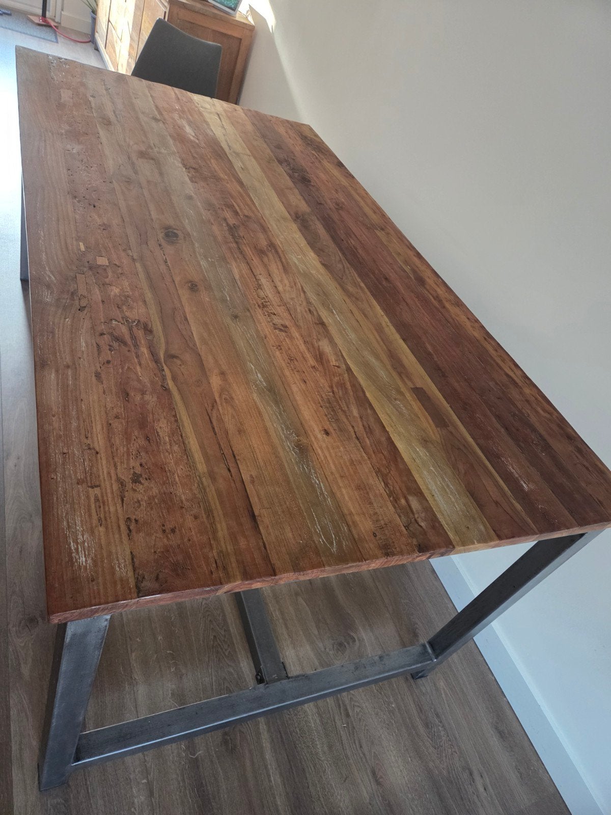 Tower Living Venetie Eettafel - 180 x 100 cm, Gebruikt, Teakhout, 150 tot 200 cm, Vier personen