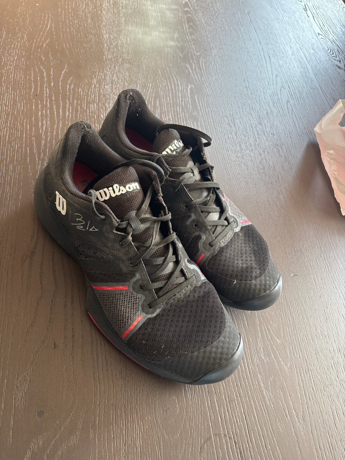Wilson Tennis / padel schoenen maat 46, Ophalen of Verzenden, Zo goed als nieuw, Sportschoenen, Zwart