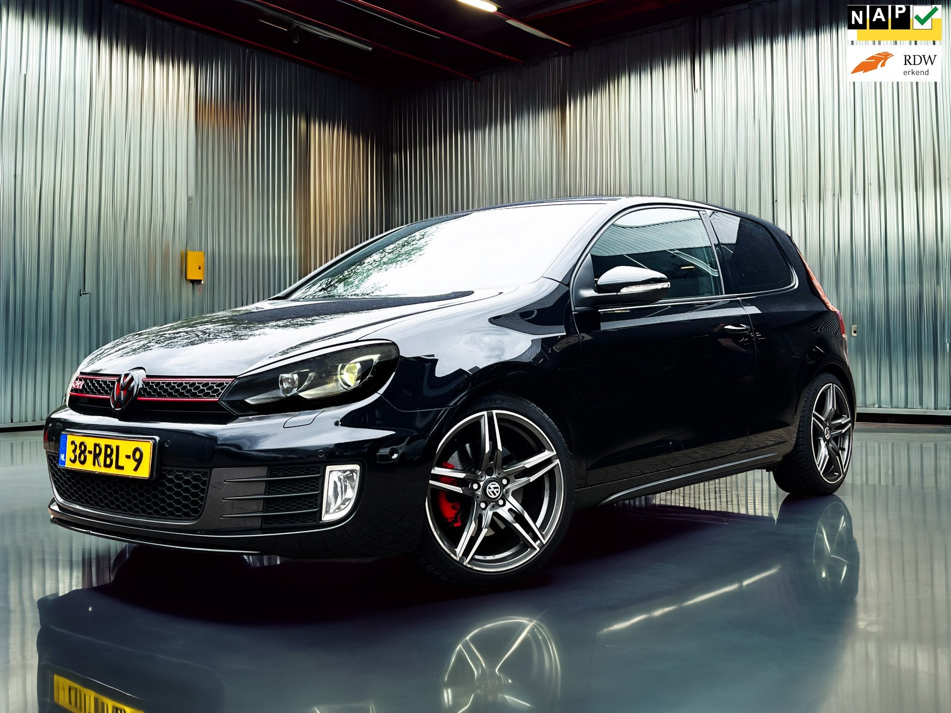 Volkswagen Golf 2.0 GTI, Euro 5, Gebruikt, Zwart, Bedrijf