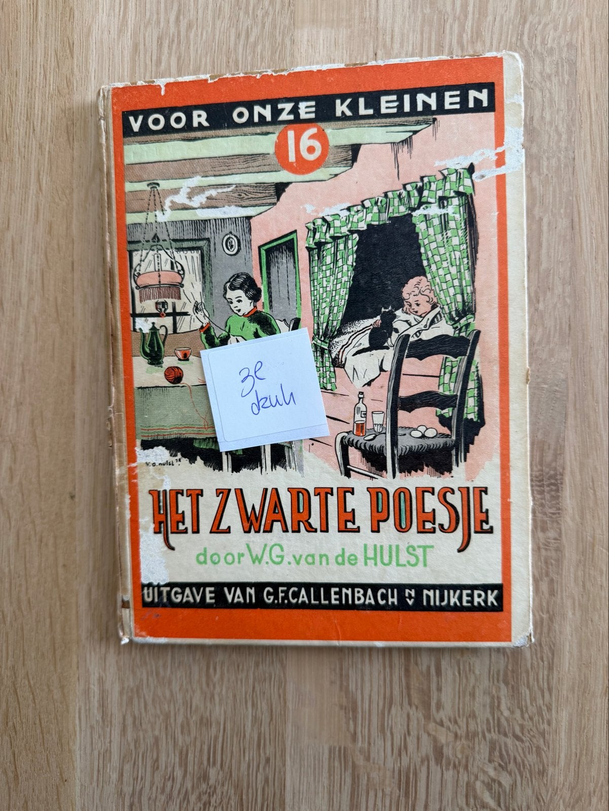 Het Zwarte Poesje - W.G. van de Hulst (Voor Onze Kleinen), Ophalen of Verzenden, Gelezen, Fictie algemeen