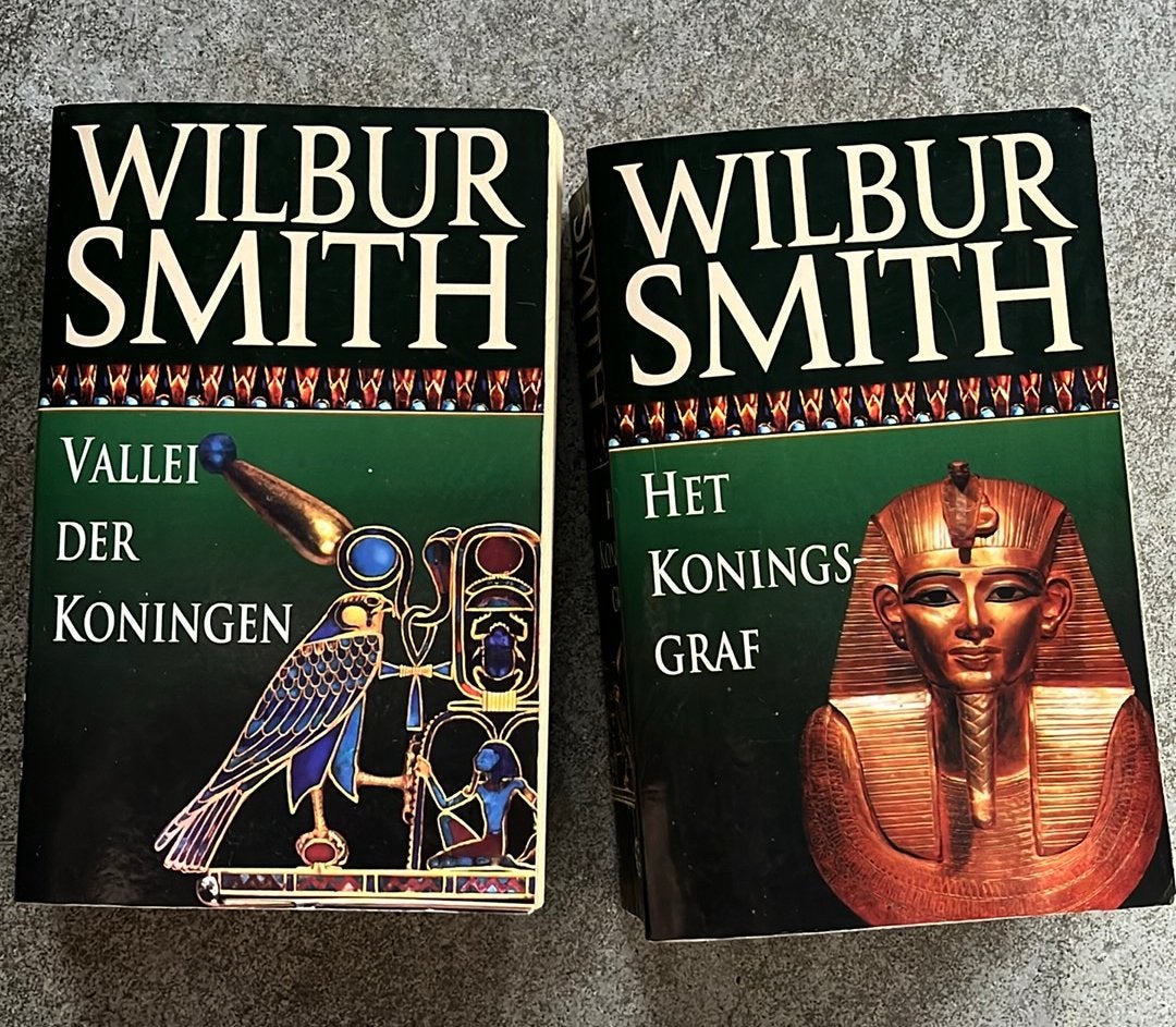 Wilbur Smith 2 boeken, Ophalen of Verzenden, 14e eeuw of eerder, Gelezen, Afrika