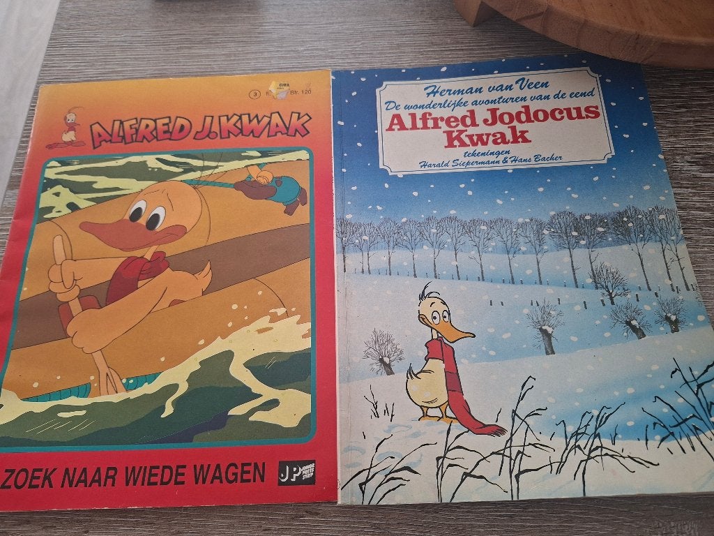 Alfred Jodocus Kwak stripboeken, Boeken, Gelezen, Ophalen of Verzenden, Herman van Veen, Meerdere stripboeken