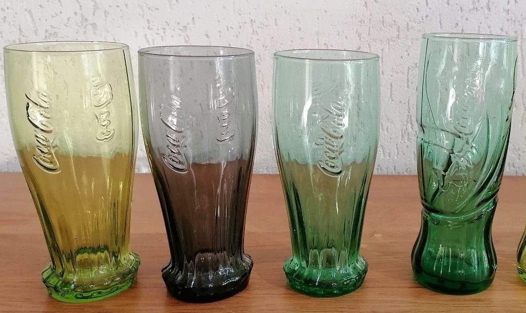 Coca-Cola glazen exclusief diverse modellen per stuk € 3,50, Ophalen of Verzenden, Zo goed als nieuw, Frisdrankglas