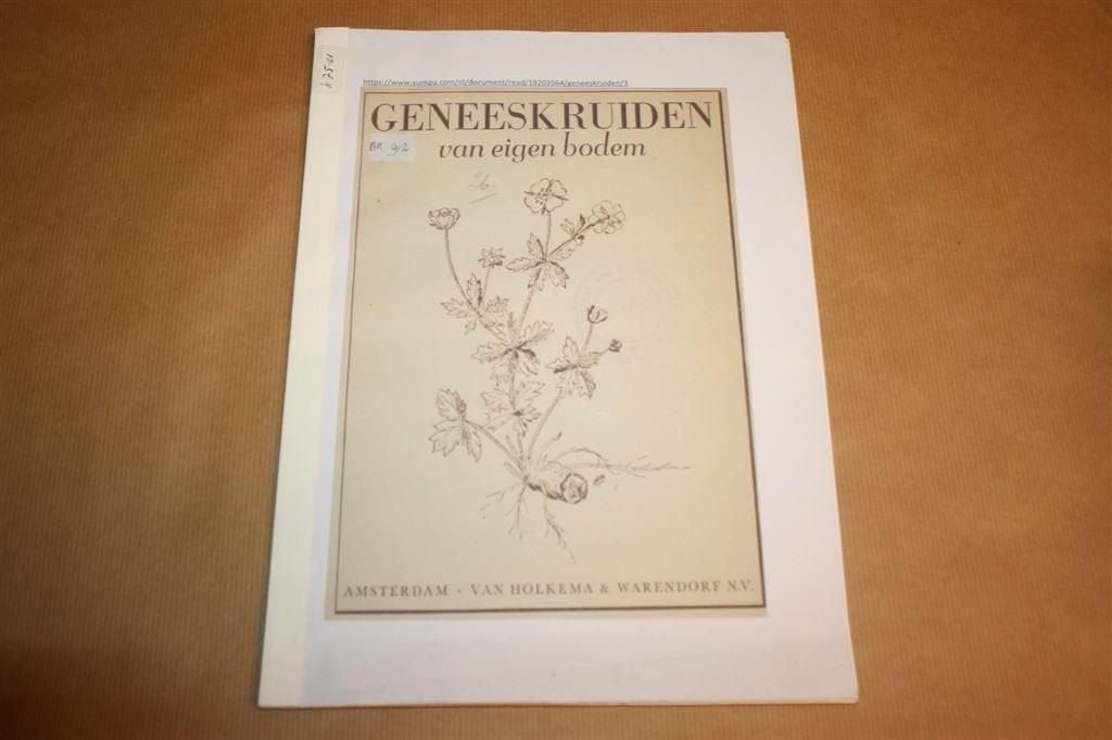 Geneeskruiden van eigen bodem, Ophalen of Verzenden, Gelezen
