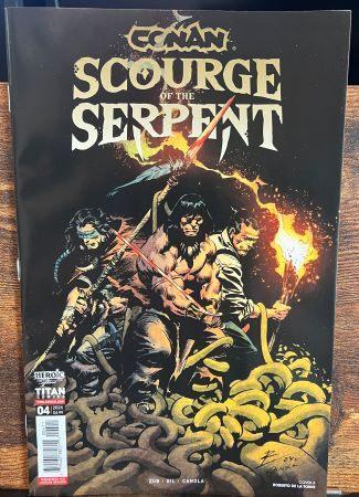 Conan: Scourge of the Serpent #4 diverse covers (Titan), Eén comic, Amerika, Nieuw, Ophalen of Verzenden