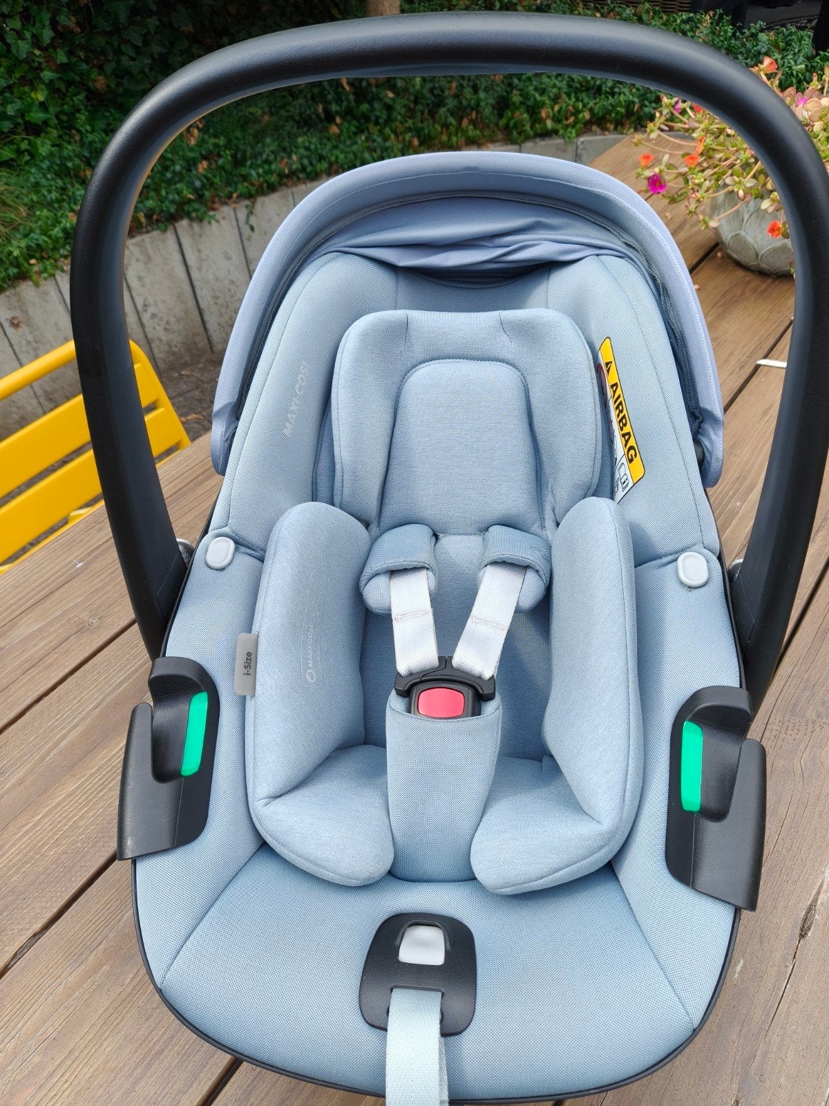Maxi-Cosi Pebble 360 Essential Grey + extra's, Ophalen, Autogordel, Zo goed als nieuw, 0 t/m 13 kg