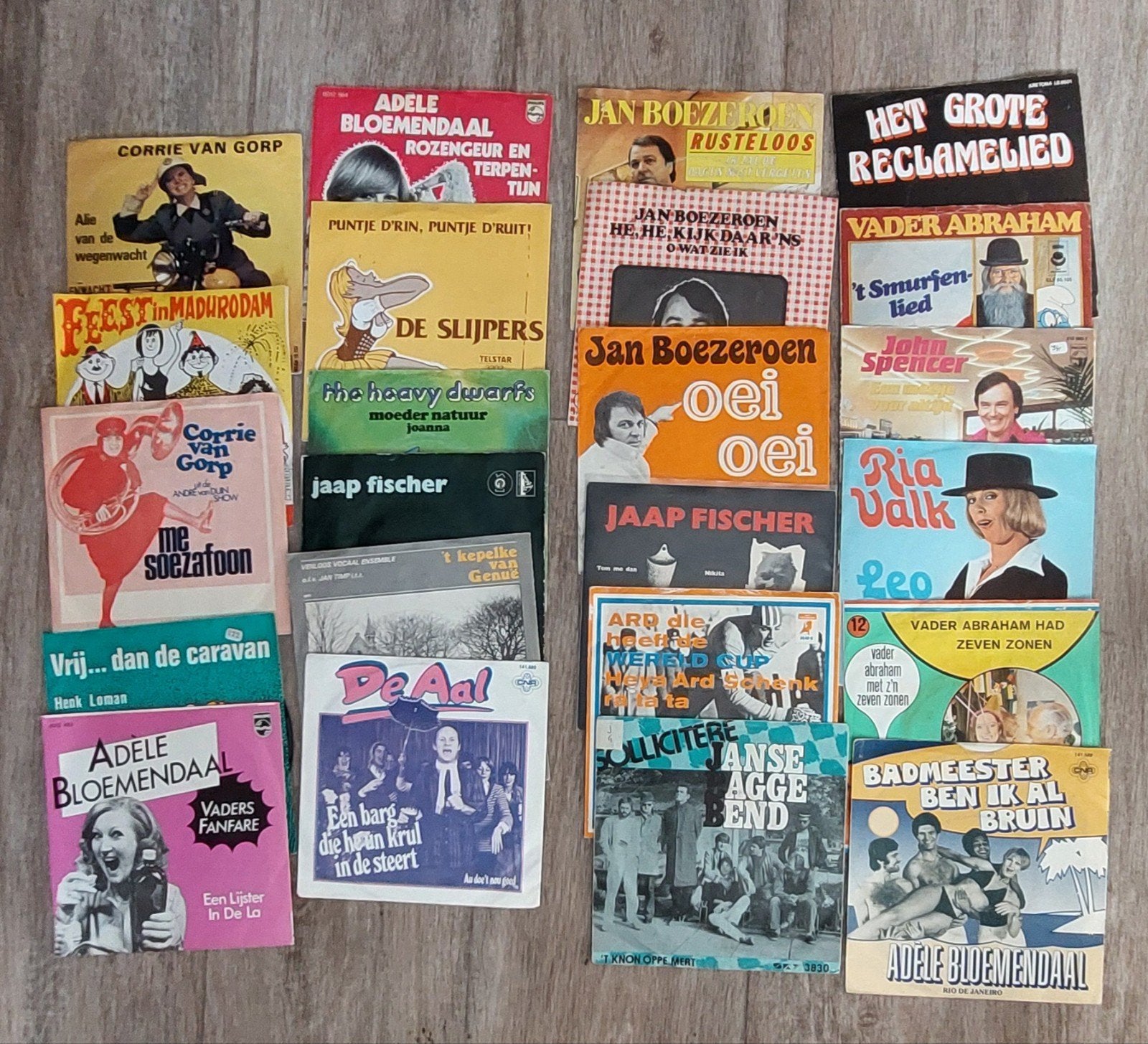 100 Nederlandstalige singels, Ophalen of Verzenden, Gebruikt, 7 inch, Levenslied of Smartlap