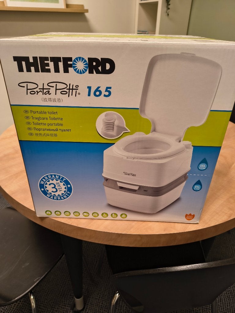 Porta Potti 165 campingtoilet, Ophalen, Nieuw