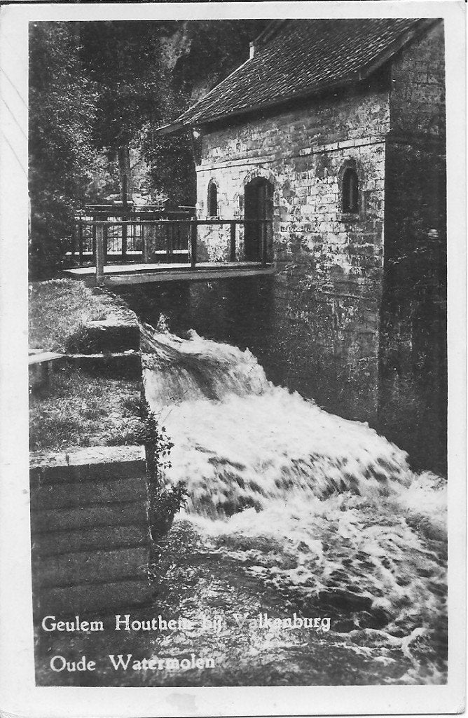 Oude Watermolen Geulem Houthem Valkenburg - Gelopen, Ophalen of Verzenden, 1940 tot 1960, Gelopen, Limburg
