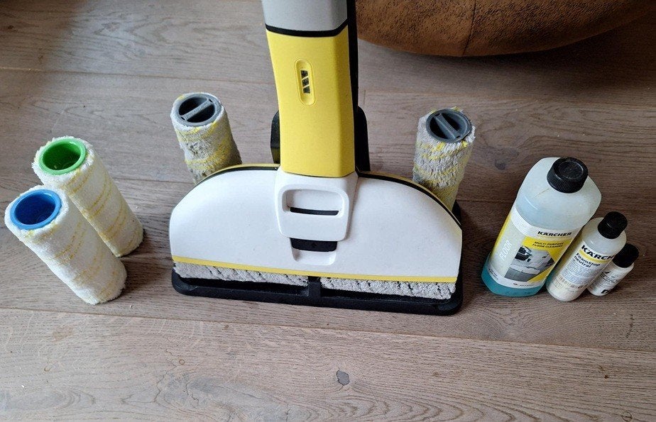 Kärcher elektrische dweil FC 3 Cordless Premium, Ophalen, Mop of Dweil