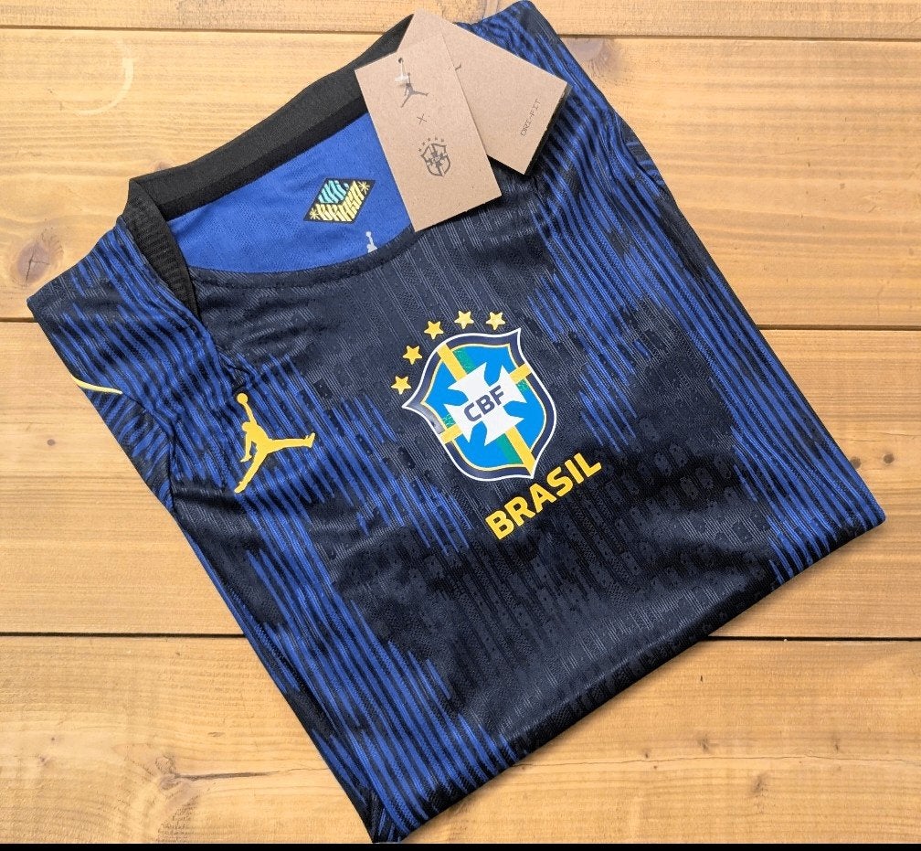 Brazilië Uit Shirt WK 2026 Maat L, Maat 52/54 (L), Blauw, Nieuw, Ophalen of Verzenden