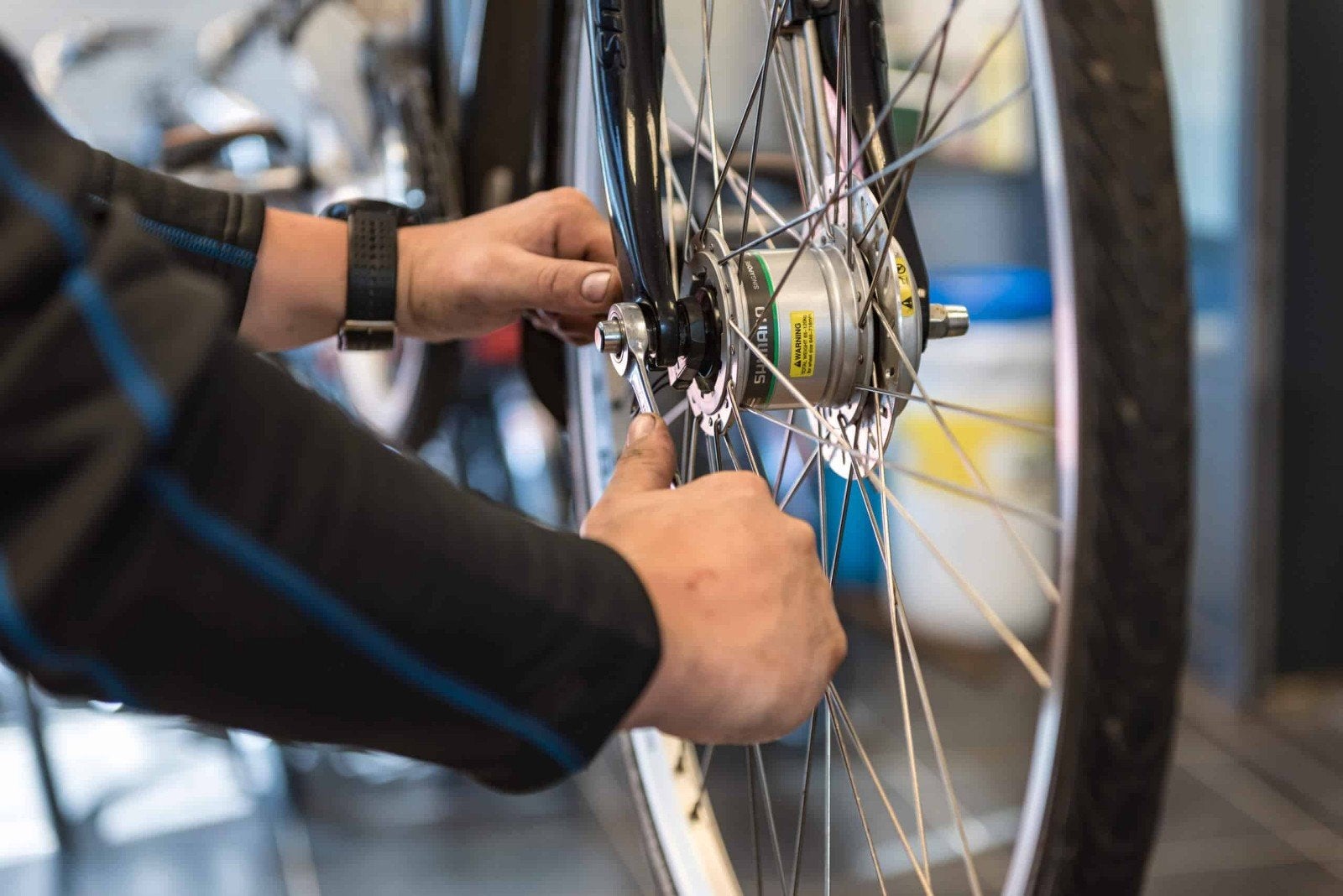 Fiets restauratie, Ophalen