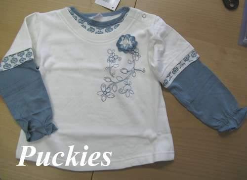 Dirkje sweater wit/blauw maat 86 NIEUW (8204), Kinderen en Baby's, Dirkje, Nieuw, Ophalen of Verzenden, Truitje of Vestje