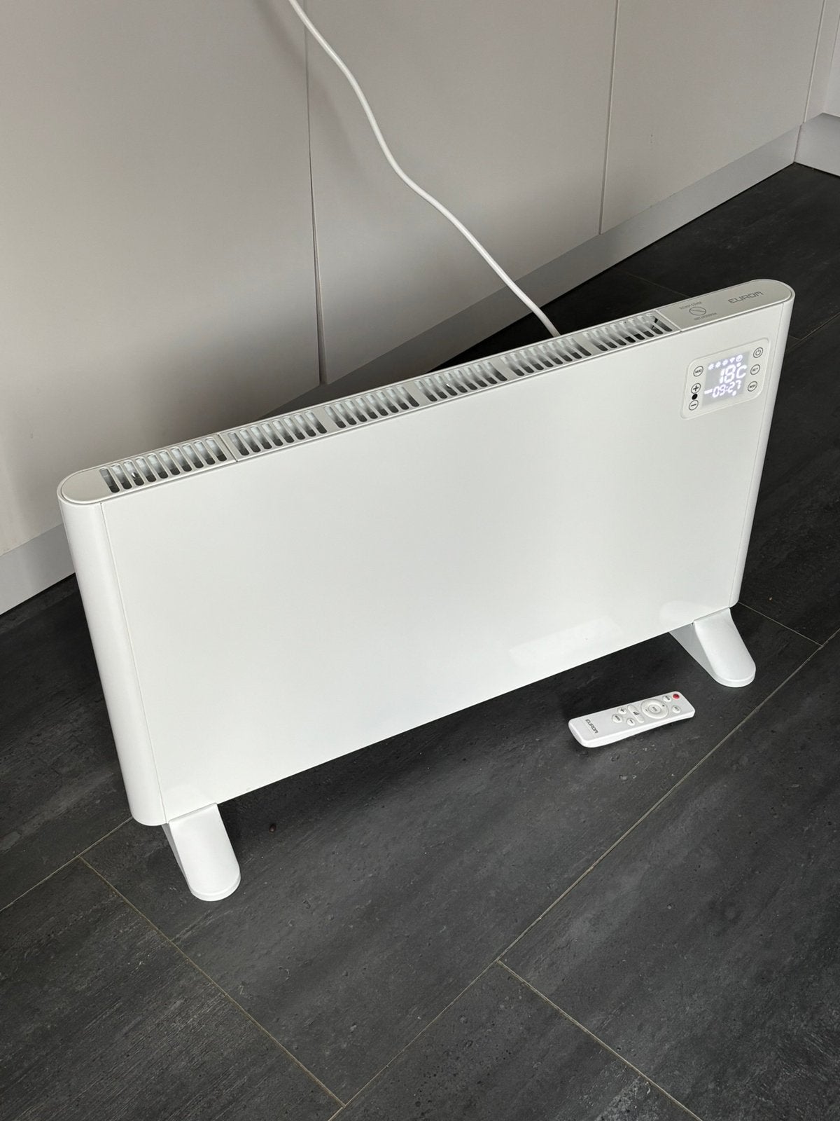 Eurom Alutherm 1500 Watt convector elektrisch, Ophalen, 30 tot 80 cm, Kachel, Zo goed als nieuw
