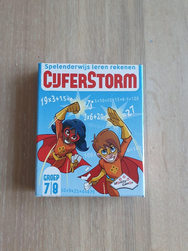 Cijferstorm Groep 7-8 (NIEUW), Een of twee spelers, Ophalen of Verzenden, Nieuw, Identity Games