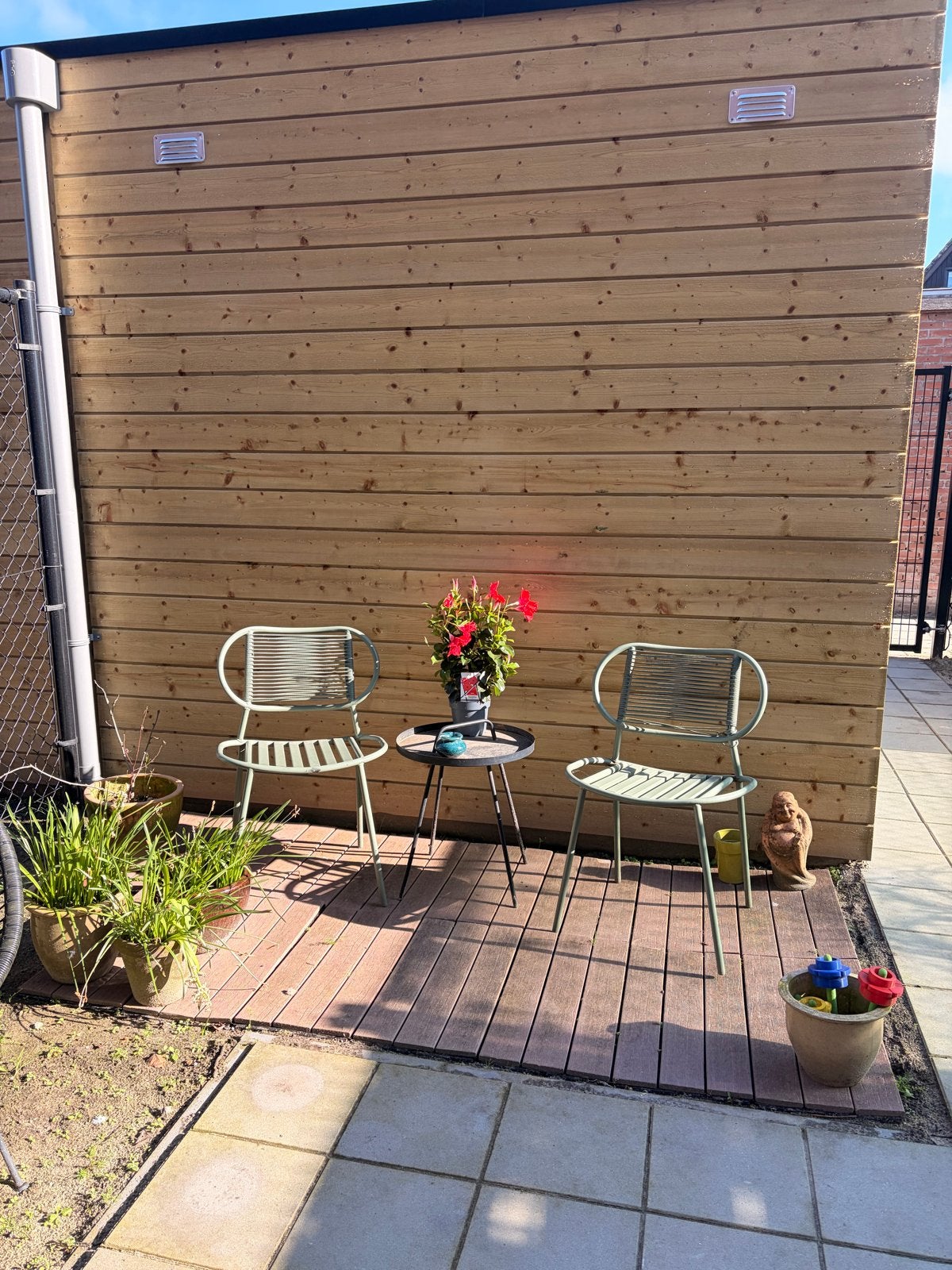 Composiet terrastegels 30x60 cm - 15 stuks, Tuin en Terras, Ophalen, Gebruikt, Composiet, Minder dan 5 m²