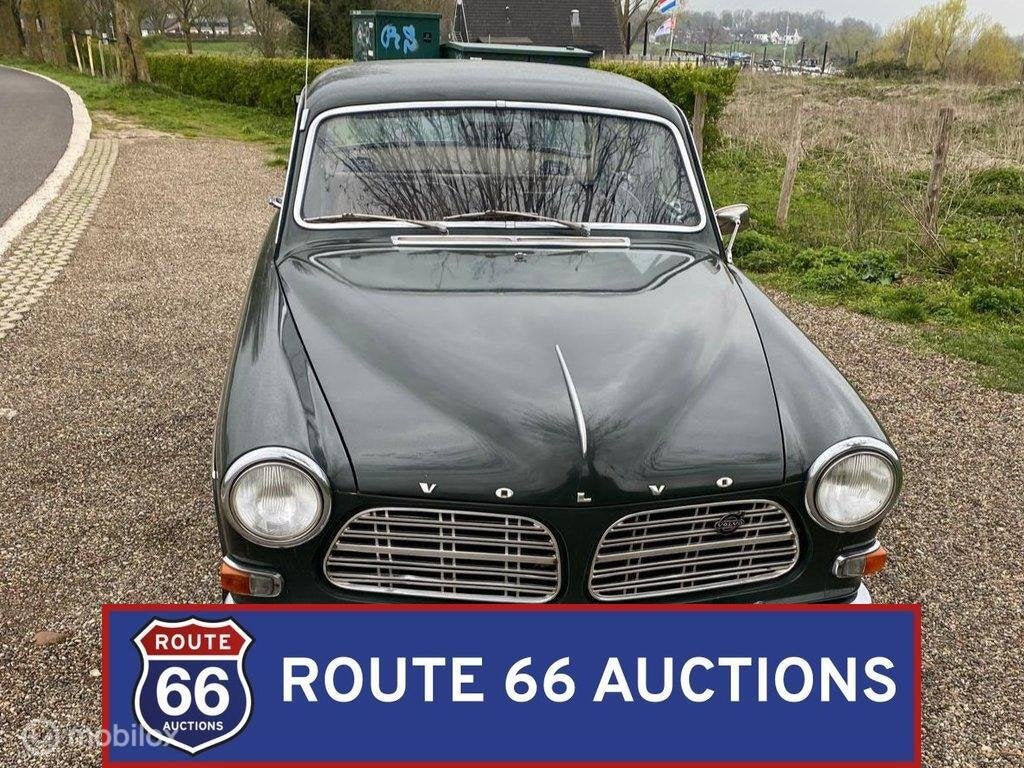 Volvo Amazone P121 | 1967 | Route 66 Auctions, Auto's, Oldtimers, Overige carrosserieën, Zwart, Bedrijf, Handgeschakeld
