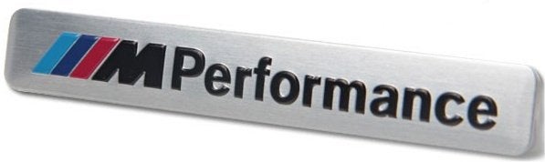 BMW M Performance Aluminium plaatje #2, Verzenden