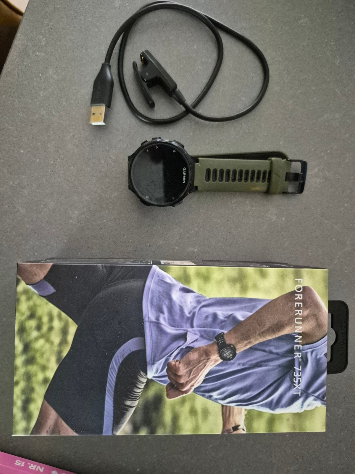 Garmin Forerunner 735XT GPS Multisport Horloge, Gebruikt, Garmin, Ophalen of Verzenden, Waterdicht