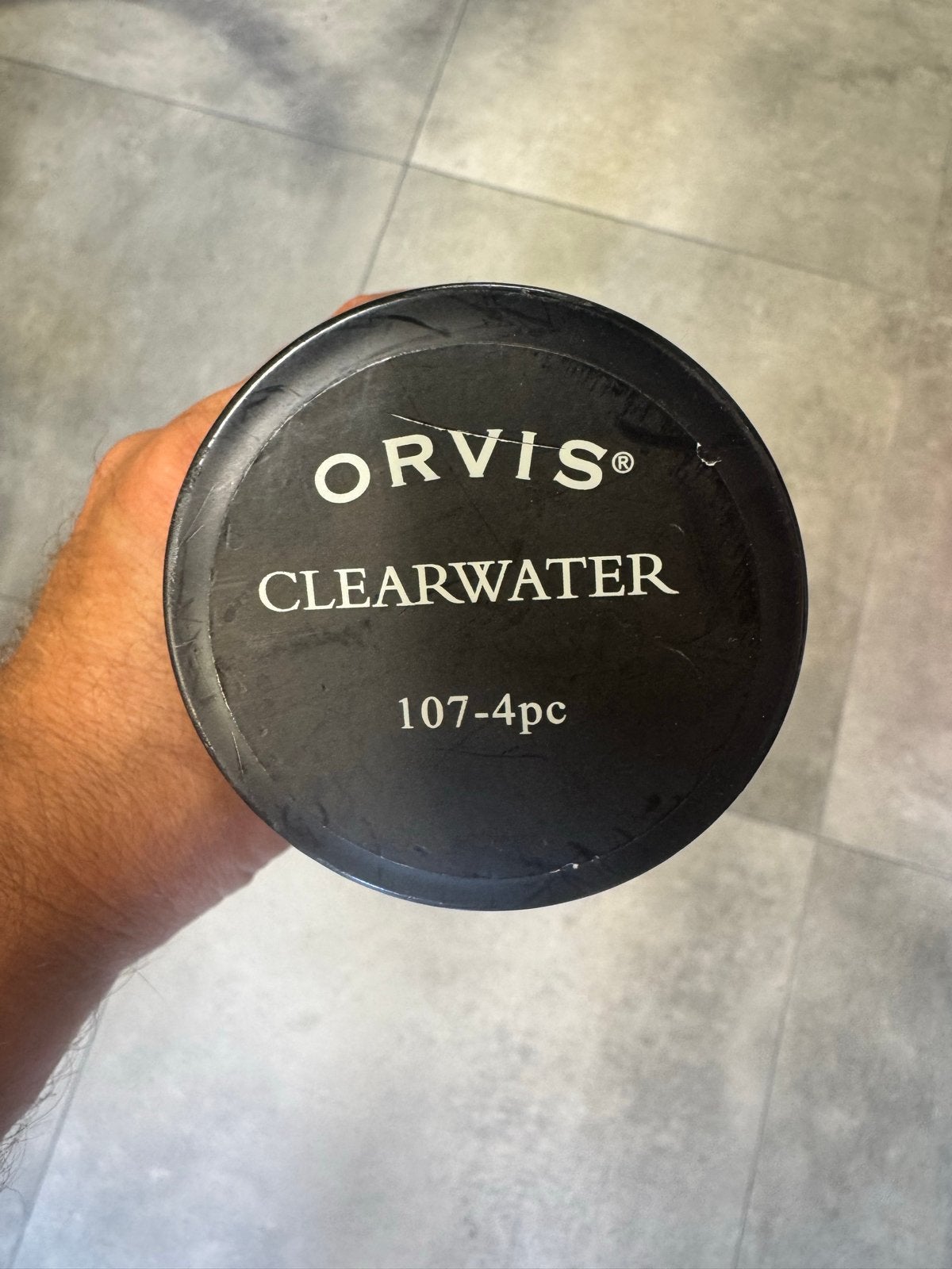 Orvis Clearwater Vliegenhengel 10' 7wt 4-delig, Ophalen, Zo goed als nieuw, Complete hengel