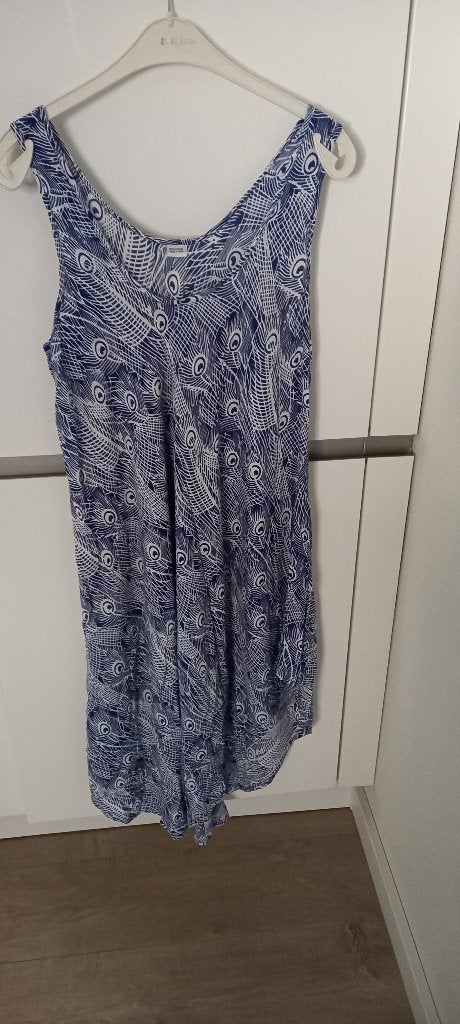Blauwe zomerjurk maat XL., Blauw, Maat 46/48 (XL) of groter, Ophalen of Verzenden, Zo goed als nieuw