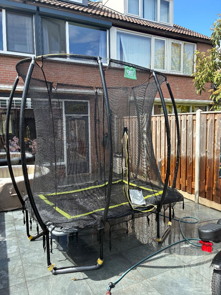 Trampoline te koop, Kinderen en Baby's, Speelgoed | Buiten | Trampolines, Ophalen, Gebruikt