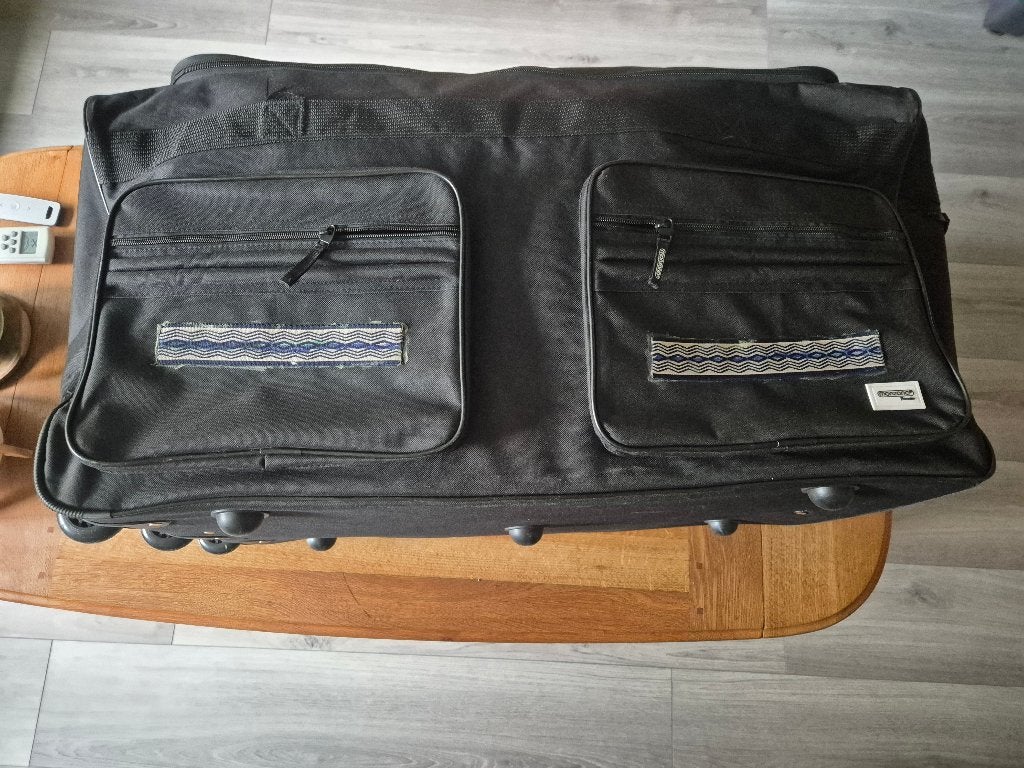 koffer/reistas 120 liter, Ophalen, Zwart, 80 cm of meer, Zo goed als nieuw