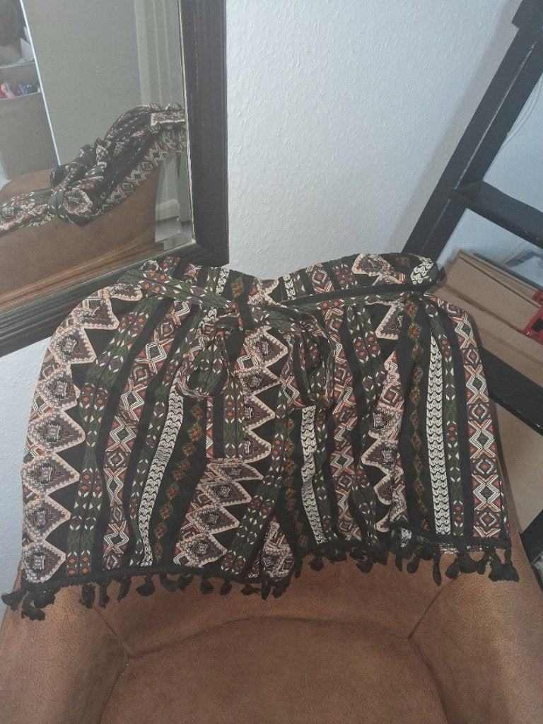 Shein ibiza korte broek L 40/42, Kort, Blauw, Maat 42/44 (L), Ophalen of Verzenden
