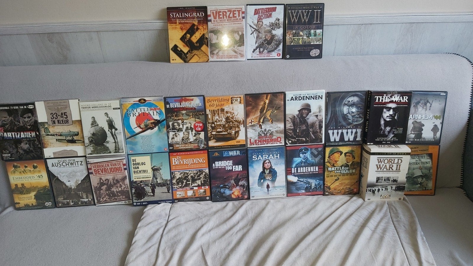 26 DVD's Tweede Wereldoorlog Collectie, Ophalen, Gebruikt, Vanaf 16 jaar, Oorlog of Misdaad
