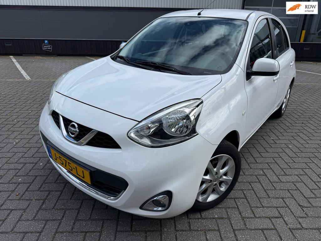 Nissan Micra 1.2 Acenta*Stoelverwarming*Climat-Airco*Cruise*, Auto's, Voorwielaandrijving, Gebruikt, USB, 1198 cc