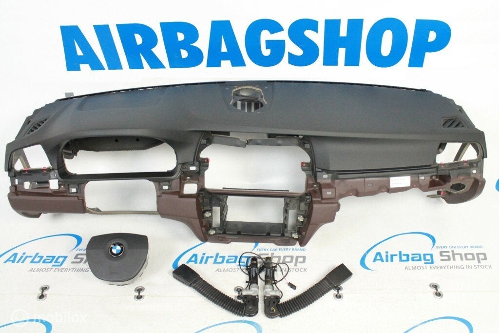 Airbag set -  Dashboard bruin BMW 5 serie F10 (2009-2017), Gebruikt, Ophalen of Verzenden