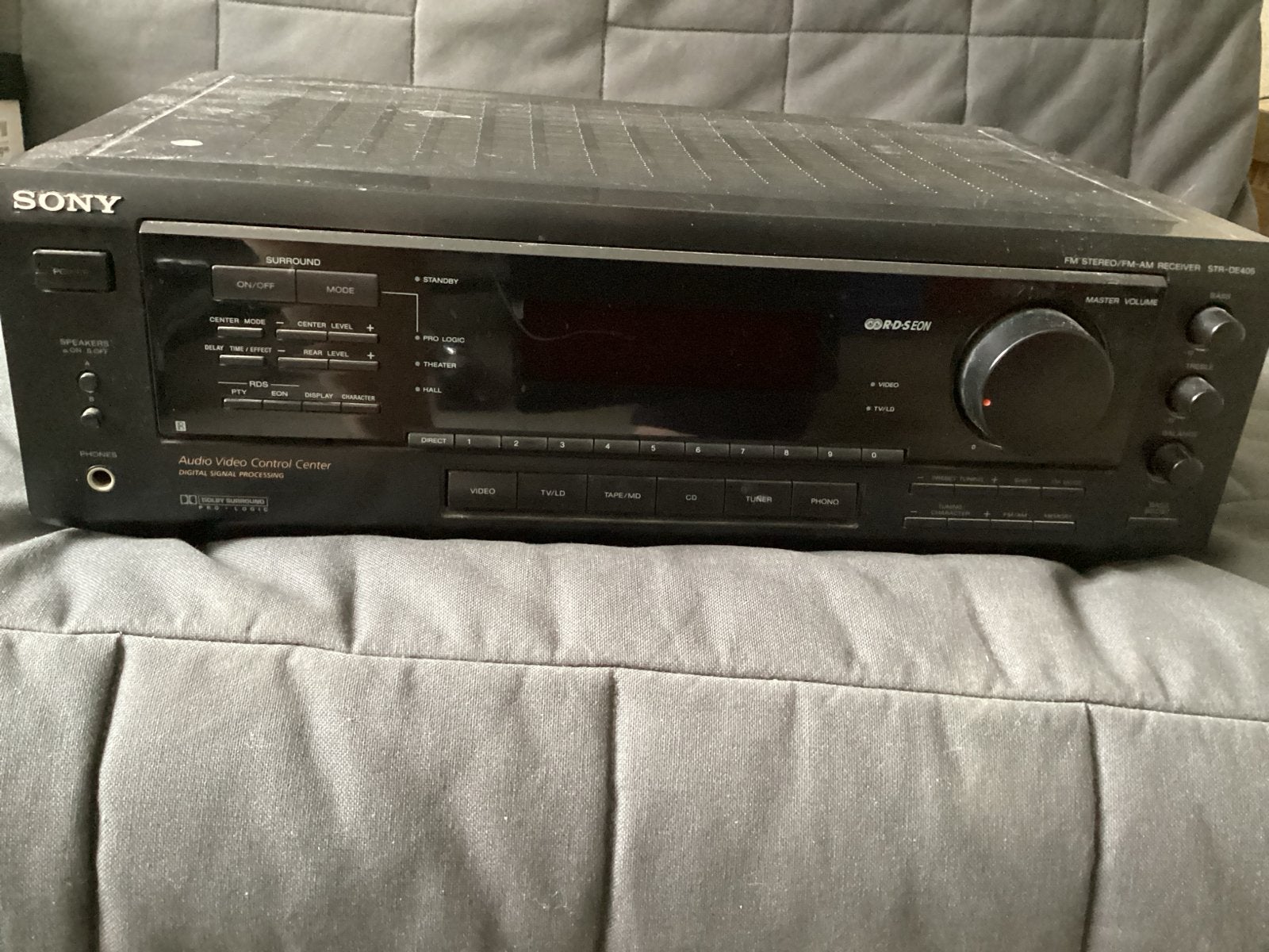 Sony STR-DE405 FM Stereo/FM-AM Receiver, Ophalen of Verzenden, 60 tot 120 watt, Sony, Gebruikt