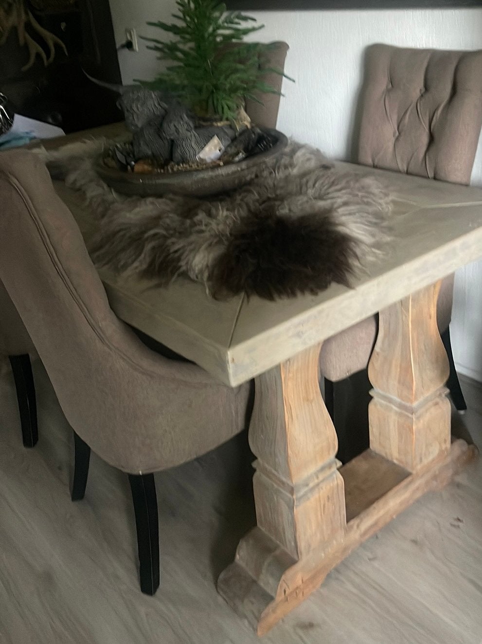 Mooie zware robuuste Kloostertafel, Huis en Inrichting, Tafels | Eettafels, Ophalen, 200 cm of meer, 50 tot 100 cm, Zo goed als nieuw
